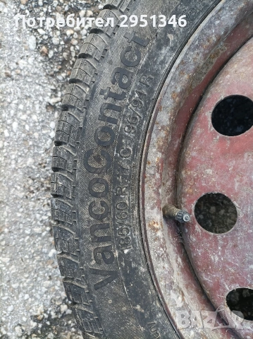 патерица резервна гума 185/60 R17C, снимка 2 - Гуми и джанти - 53396767