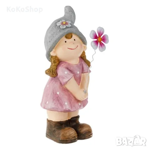 Градинска декоративна фигура "Момиче"-42х18х15 см./декоративна фигура, снимка 2 - Градински мебели, декорация  - 49859090