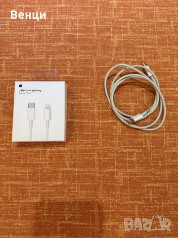 Кабел Apple USB-C към Lightning, снимка 3 - USB кабели - 56182782