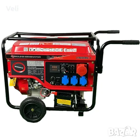 Трифазен генератор 9.0kw с автоматика, снимка 2 - Генератори - 48317215