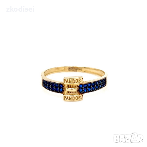 Златен дамски пръстен 1,63гр. размер:55 14кр. проба:585 модел:22002-5