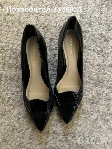 Обувки на ток от естествена кожа, снимка 1