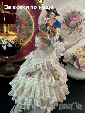 Volkstedt Фолкщед Germany  Curca 1945 Код P1773, снимка 10 - Декорация за дома - 53001664