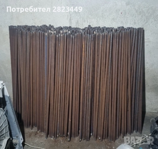 метални тръби ф20х2мм 112см 0.36€/бр