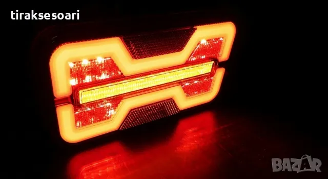 Комплект LED Стопове 18 см с динамичен мигач за ремарке бус каравана, снимка 8 - Аксесоари и консумативи - 48305208