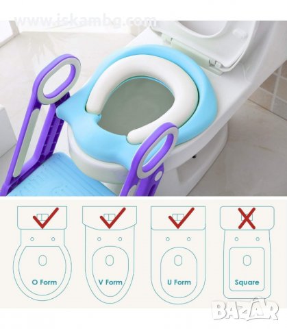 ДЕТСКА СЕДАЛКА-АДАПТЕР ЗА ТОАЛЕТНА ЧИНИЯ СЪС СТЪЛБА - код 2600, снимка 4 - Други - 33930407