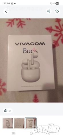 Безжични cлушaлки Vivacom Buds True Wireless Earphones