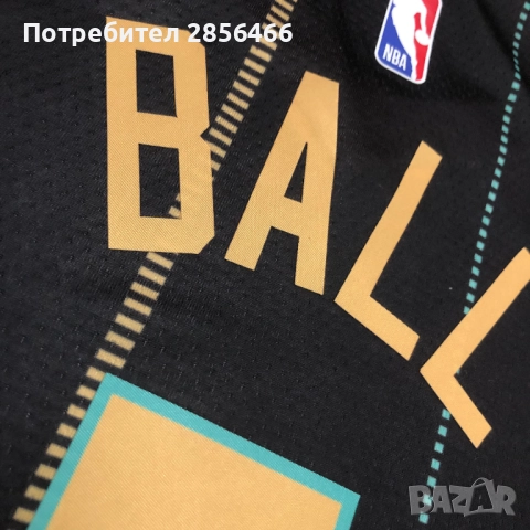 Мъжки потник Jordan Charlotte Hornets LaMelo Ball размер XXL, снимка 11 - Тениски - 52007420