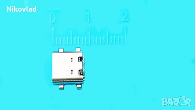 Букса (конектор) USB 3.1 Type C Connector 16 Pin, снимка 5 - Резервни части за телефони - 42441171