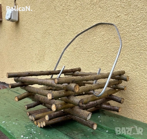 Ръчно изработена дървена стойка за саксия, снимка 4 - Декорация за дома - 53368881