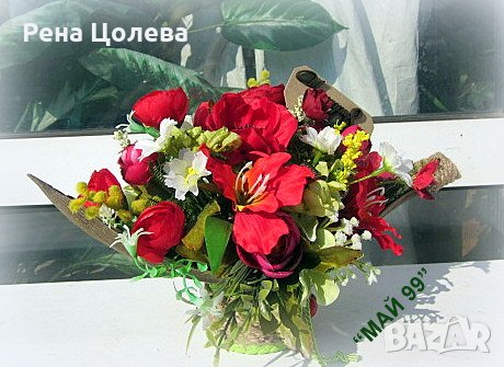 Пролетни цветя на кора, снимка 2 - Подаръци за жени - 44339110