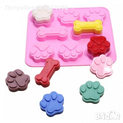 3783 Форма за печене с кокалчета и лапички, снимка 12 - Форми - 39009959