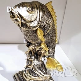 Нова Статуетка Риба - Фигура за Декорация - Шаран -24см, снимка 6 - Статуетки - 51728460