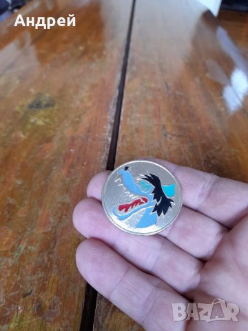 Стара значка Ну Погоди, снимка 2 - Колекции - 41488980