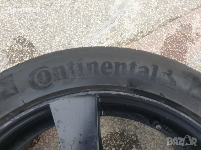 4 броя джанти Dezent 8Jx18H2 5х112,ЕТ 35 с гуми CONTINENTAL Premium Contact 6 245/45 R18 96Y., снимка 9 - Гуми и джанти - 41625643