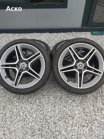 оргинални джанти за Мерцедес AMG 5x112..19.цола спорт пакет , снимка 8 - Гуми и джанти - 51888620