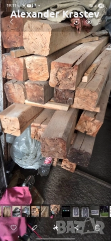 Букови греди 120х120х2200мм, снимка 2 - Строителни материали - 51869943