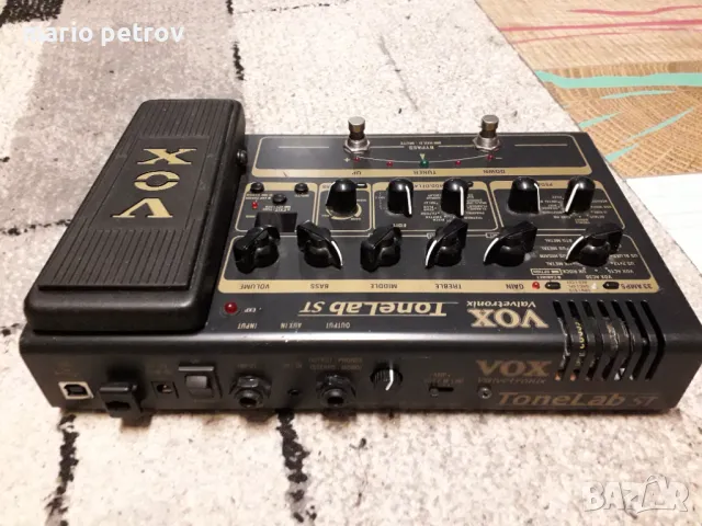 VOX TONELАB ST VALVETRONIX  Лампов процесор със сменена лампа ECC83 ,страхотен звук.ЦЕНА 250ЛВ. , снимка 4 - Други - 49853323