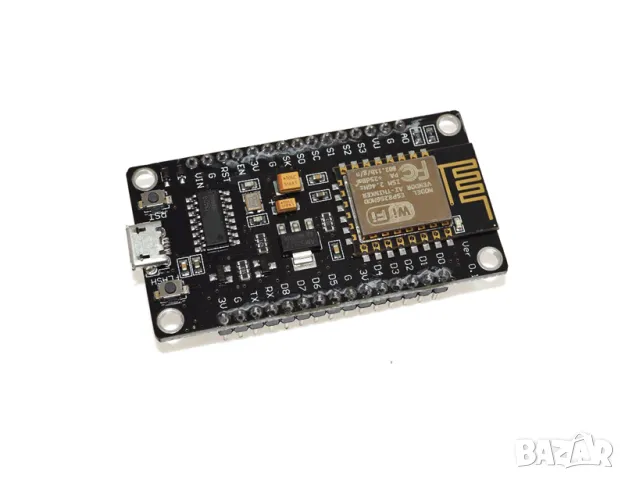 NodeMCU V3 Lua WIFI Module ESP8266+32M Extra Memory Flash USB-Serial CH340G, снимка 2 - Друга електроника - 49059543