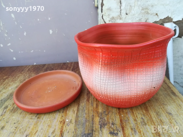 КЕРАМИЧНА САКСИЯ КАШПА 1910251235, снимка 18 - Саксии и кашпи - 52105506