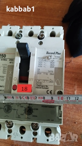 Шалтер прекъсвач General Electric FD63 - трифазен 250A, снимка 9 - Строителни материали - 53783851