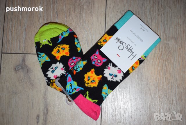 HAPPY SOCKS Cat Sock 36 – 40 / #00552 /, снимка 5 - Дамски чорапи - 42551954
