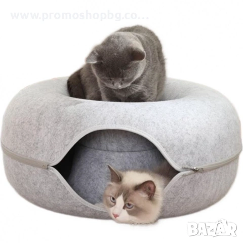 Легло за коте /Тунел за игра и скривалище за котки / Котка / Легло / Къща * Хралупа