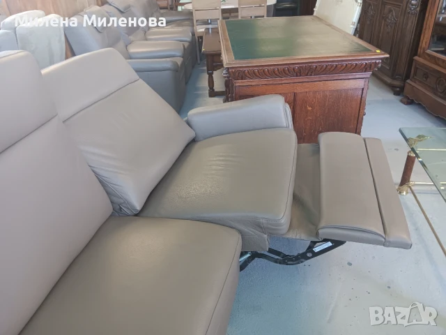 Холна гарнитура  - диван двойка с релакс функция и фотьойл , снимка 6 - Други стоки за дома - 51090451