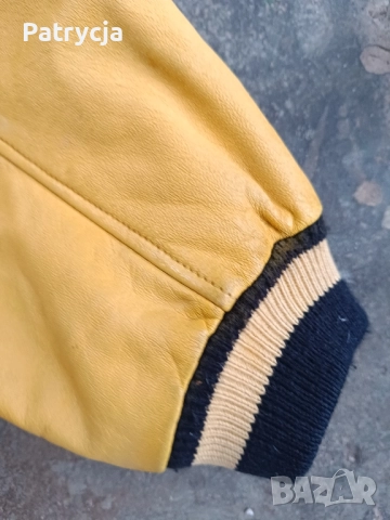 Vintage Uncle Sam уникално мъжко кожено яке 90s M , снимка 5 - Якета - 52024365