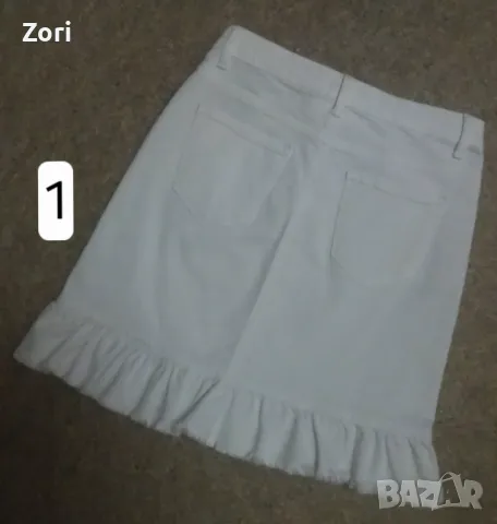 Дънкови поли , снимка 4 - Поли - 41435440