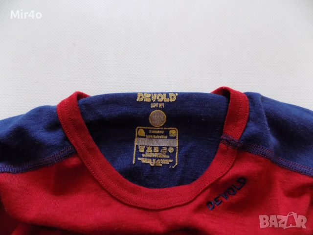 блуза devold merino wool фанела худи суичър горнище елек яке мъжко туризъм оригинал S, снимка 4 - Пуловери - 49105615