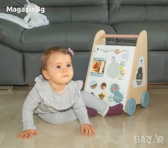 Дървена играчка за прохождане 2145 проходилка 

, снимка 4 - Други - 48295931