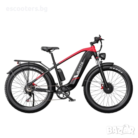 Електрически велосипед Duotts F26 | 2x750W | 48V 20Ah | 55км/ч с Масур, снимка 2 - Велосипеди - 52835254