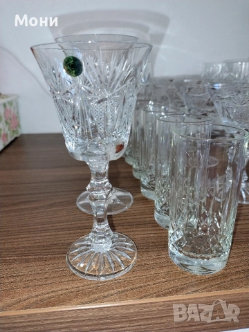 Кристални чаши , снимка 5 - Чаши - 53588429