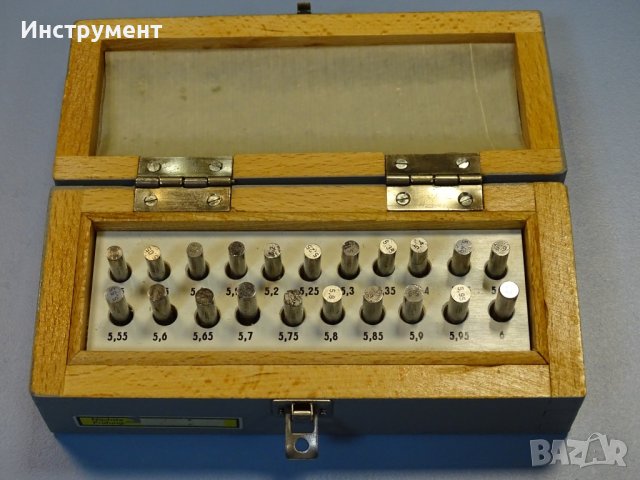 Комплект измервателни цилидрични щифтове Ф5-Ф6 mm dia calipers