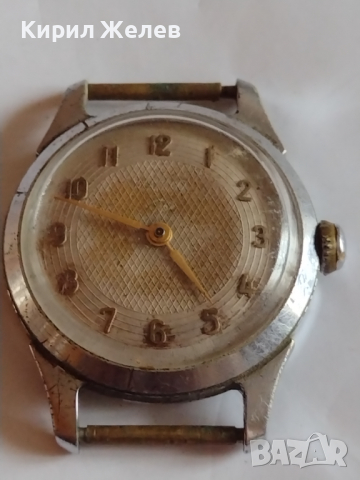 Стар часовник за колекция декорация с позлатени цифри и стрелки - 24231