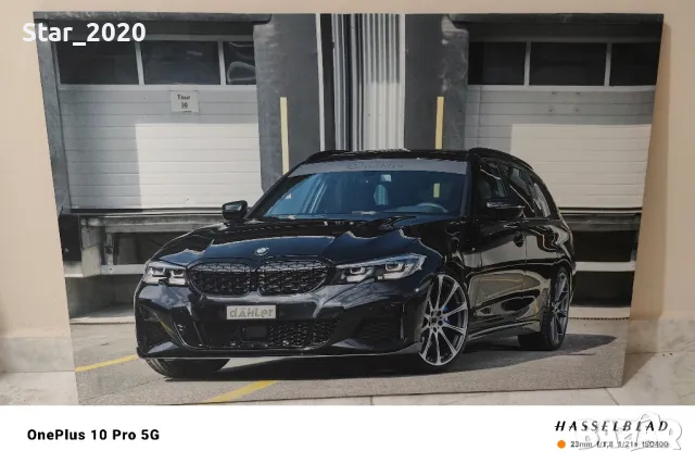 Светеща картина с LED осветление - BMW G21 m-power, снимка 1