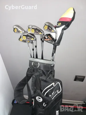 Продавам комплект голф стикове Fazer XR2 – Irons + SW + Hybrid + голф чанта