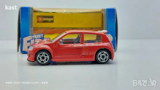 KAST-Models Умален модел на Renault Clio TROPHY Bburago 1/43, снимка 3 - Колекции - 47398070