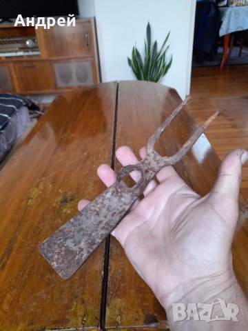 Старинна мотика,мотичка,прашулче #12, снимка 4 - Антикварни и старинни предмети - 41374563