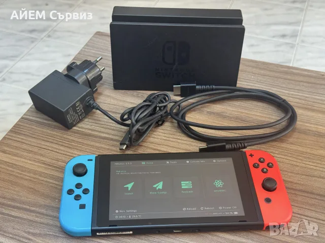 Nintendo Switch с поставен чип и 128GB