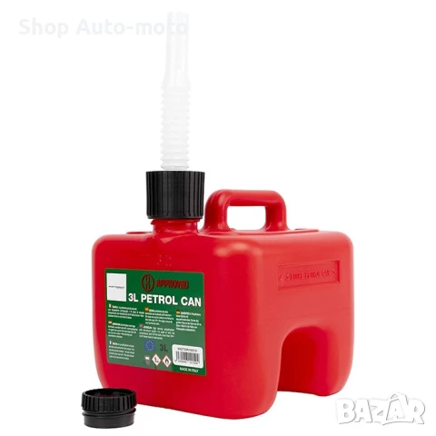 Туба за гориво Automat, 3L, Пластмасова, Туба с накрайник, Червен, снимка 2 - Аксесоари и консумативи - 50800370