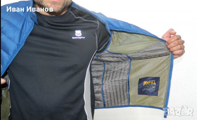 яке  CIESSE PIUMINI IGER BLUE 800 FILL POWER  с  гъши пух , снимка 5 - Якета - 34315038