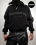 Мъжки суичър PROHIBITED Oversized Men’s Half-Zip Sweatshirt – размер L•XL – Нов без етикети, снимка 15
