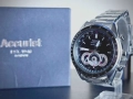 Мъжки часовник Accurist MB898 – Хронограф, Стоманен, Черен циферблат, снимка 1