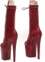 намаление дамски ботуши 10 см. платформа, 20 см. ток, 38 размер , снимка 3