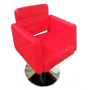 Фризьорски стол Afrodita - S73 - червен, снимка 1