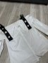 Дамска риза/ бяла/ с презрамки за акцент/ дълъг ръкав , снимка 6