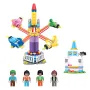 Комплект пластмасови части Конструктор за увеселителен парк с 4 фигурки (338 части) S_1220755, снимка 1