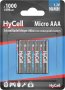 Акумулаторна батерия HyCell, презареждаема, 1,2VDC, 800mAh, AAA, R03, Ni-MH, снимка 1 - Друга електроника - 44412097